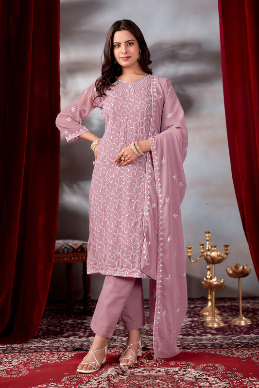 Light purple Stylish Suit for women